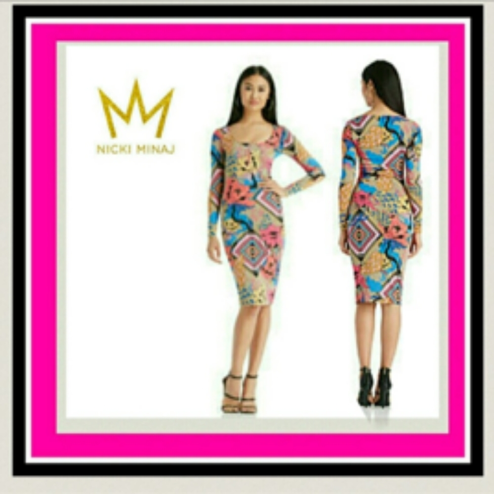NWT Nicki minaj print dress xl